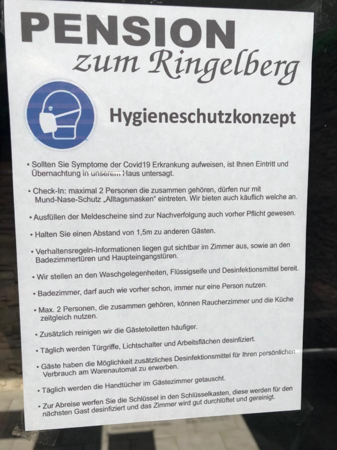 Pension Zum Ringelberg Ерфурт Екстериор снимка